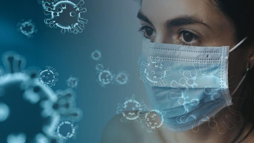 Frau mit Schutzmaske | Coronavirus